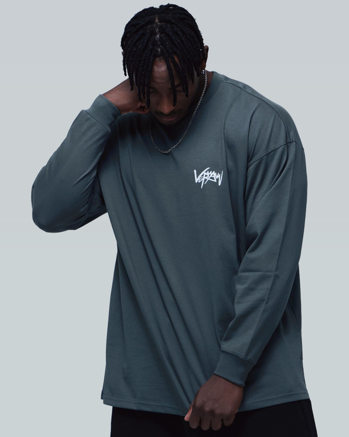 베르만 어패럴(VERMANN APPAREL) 빅로고 오버핏 롱슬리브 4colors