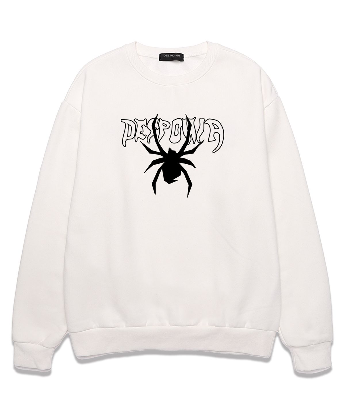 우즈(OUSE) Spider logo 맨투맨 (DLS012) 화이트