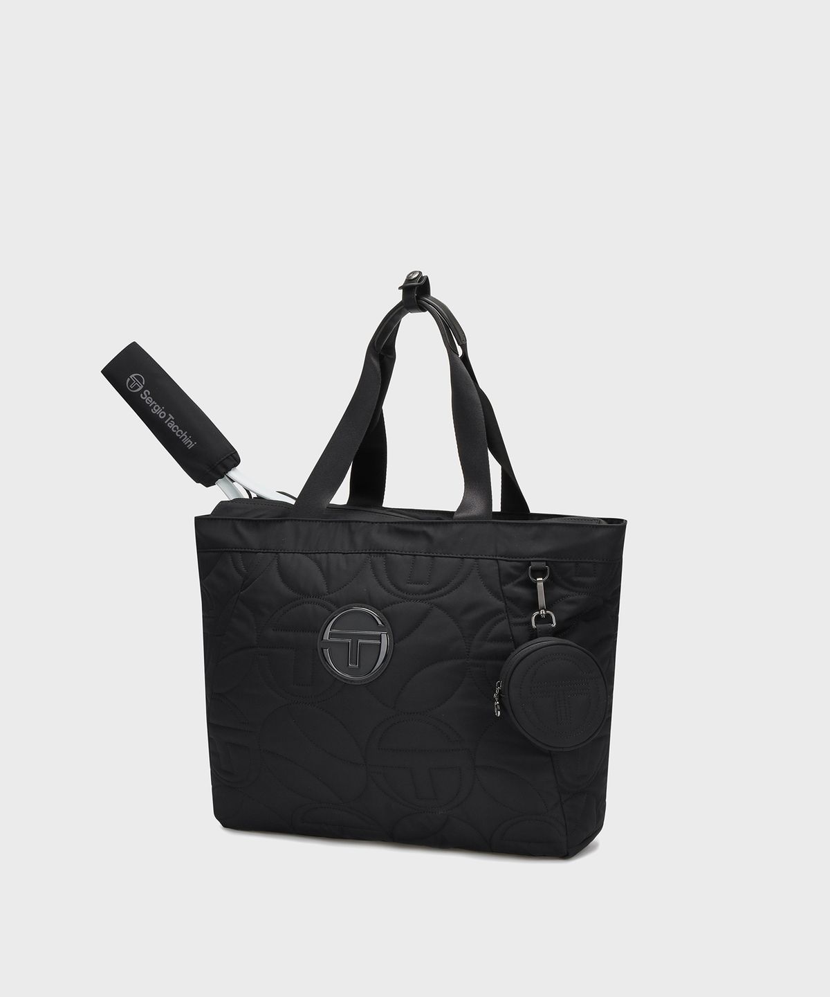 세르지오 타키니(SERGIO TACCHINI) W 라파챠 퀼팅 토트백 (Black)