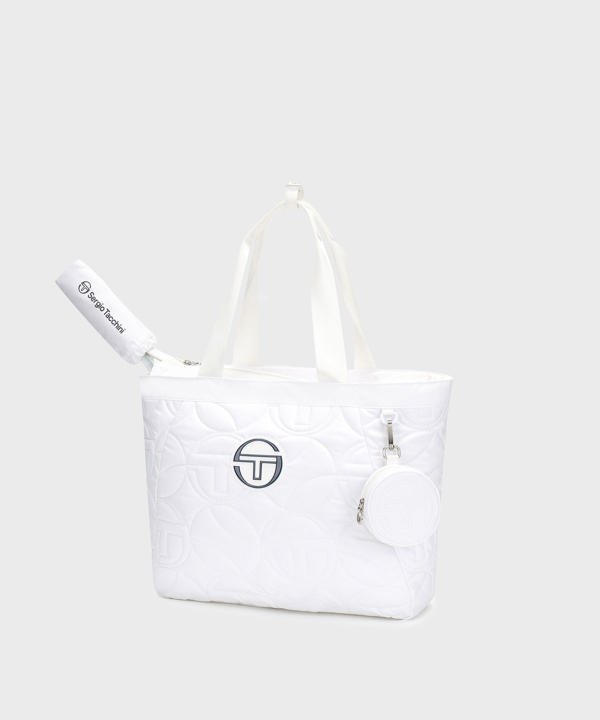 세르지오 타키니(SERGIO TACCHINI) W 라파챠 퀼팅 토트백 (White)