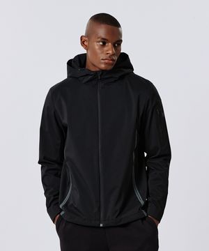 남성 소프트 터치 바람막이 자켓 SPJFCNJK202MBLK