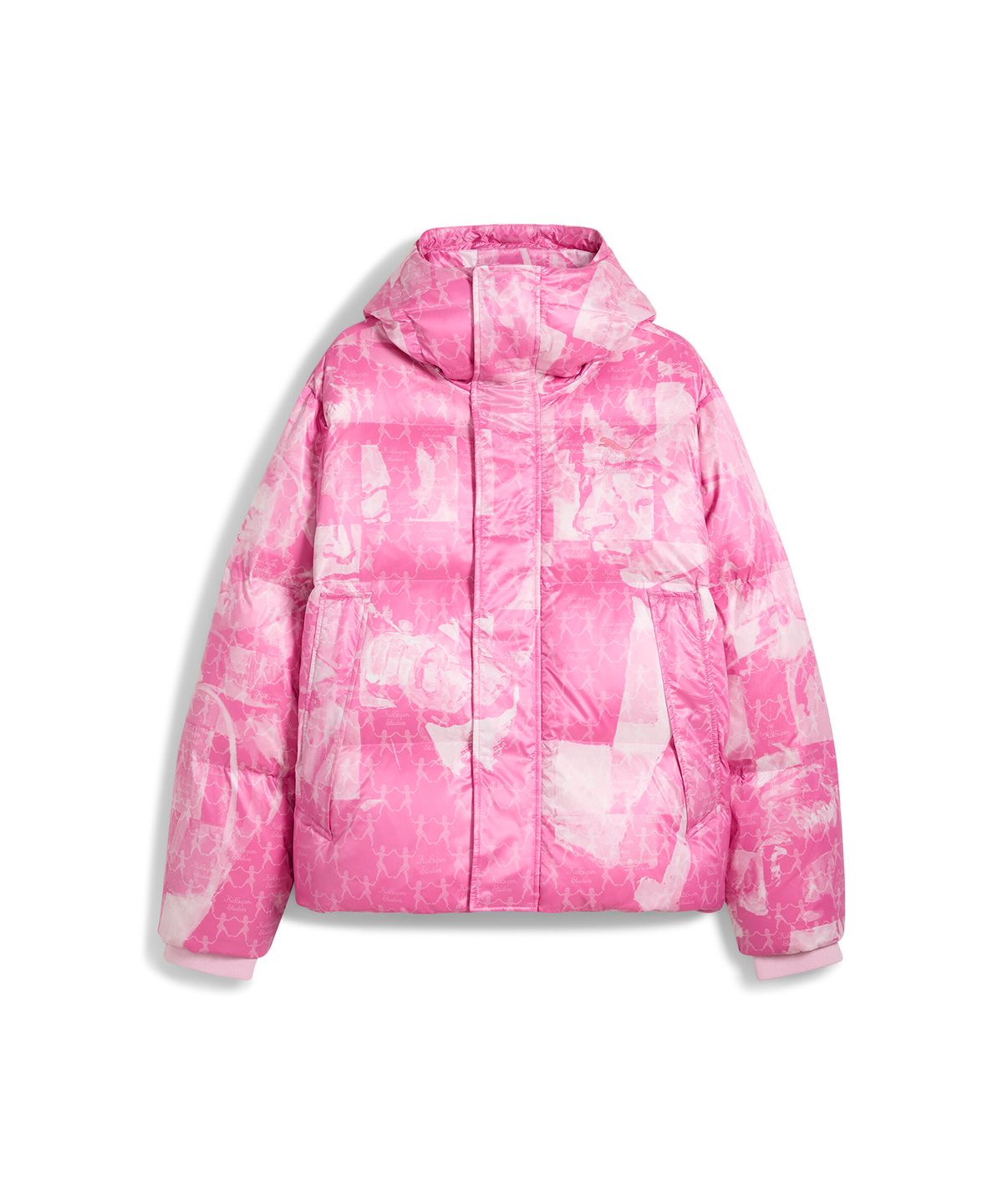 푸마(PUMA) 푸마 x 키드수퍼 MMQ AOP Puffer Jacket - 펄 핑크 / 626704-71