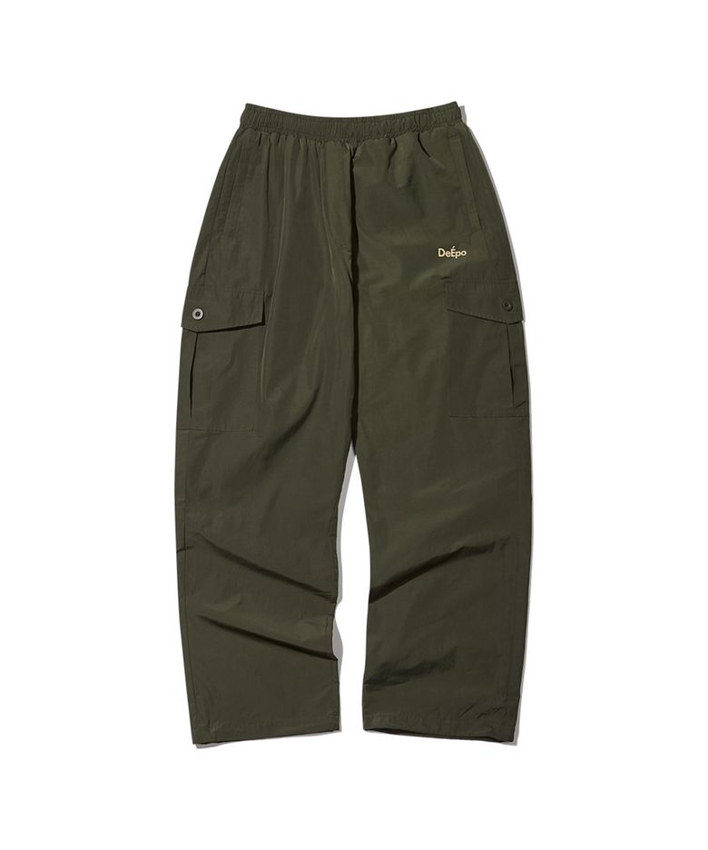 베이직 테이퍼드 카고 팬츠 KHAKI