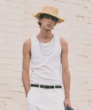 LD 리브드 슬리브리스 ( 4 COLOR )