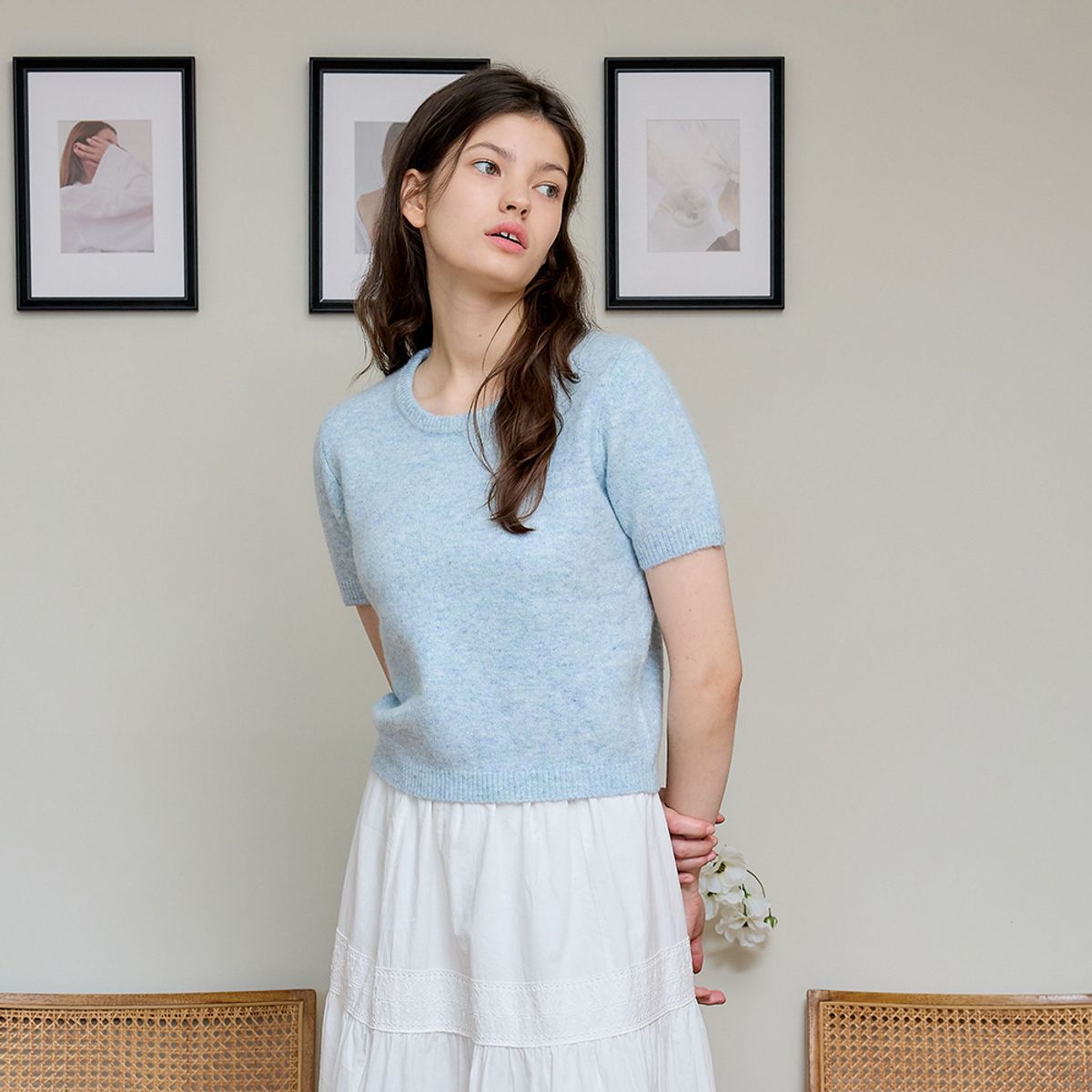 에이앤레이(AEIREI) AR_Autumn short sleeve top_2color