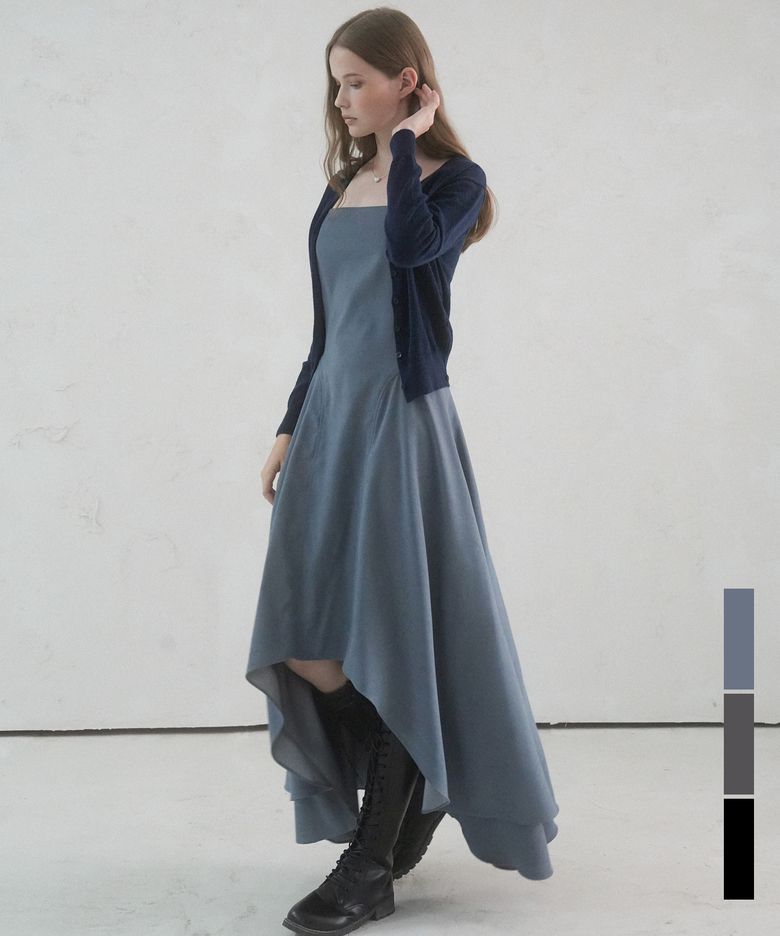 Sleeveless Maxi Dress - 3COL
