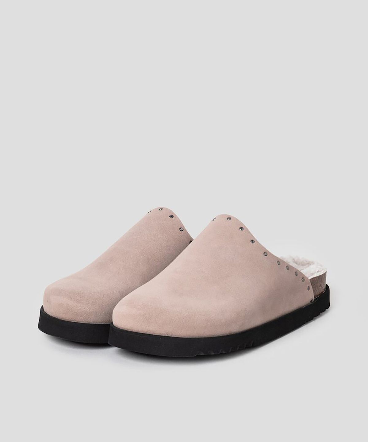 숄(SCHOLL) (WOMEN) 스터드 장식 코르크 크로그  베이지 (HH49K2C33A)