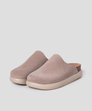 (WOMEN) 퍼 장식 코르크 크로그  베이지 (HH49K2C34A)