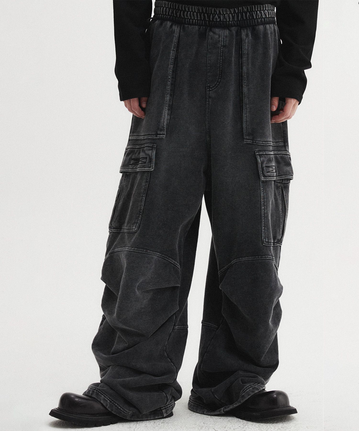 【DNSR】  Dyeing Cargo Sweat Pants MUSINSA | DNSR Snow Dying Cargo Sweatpants