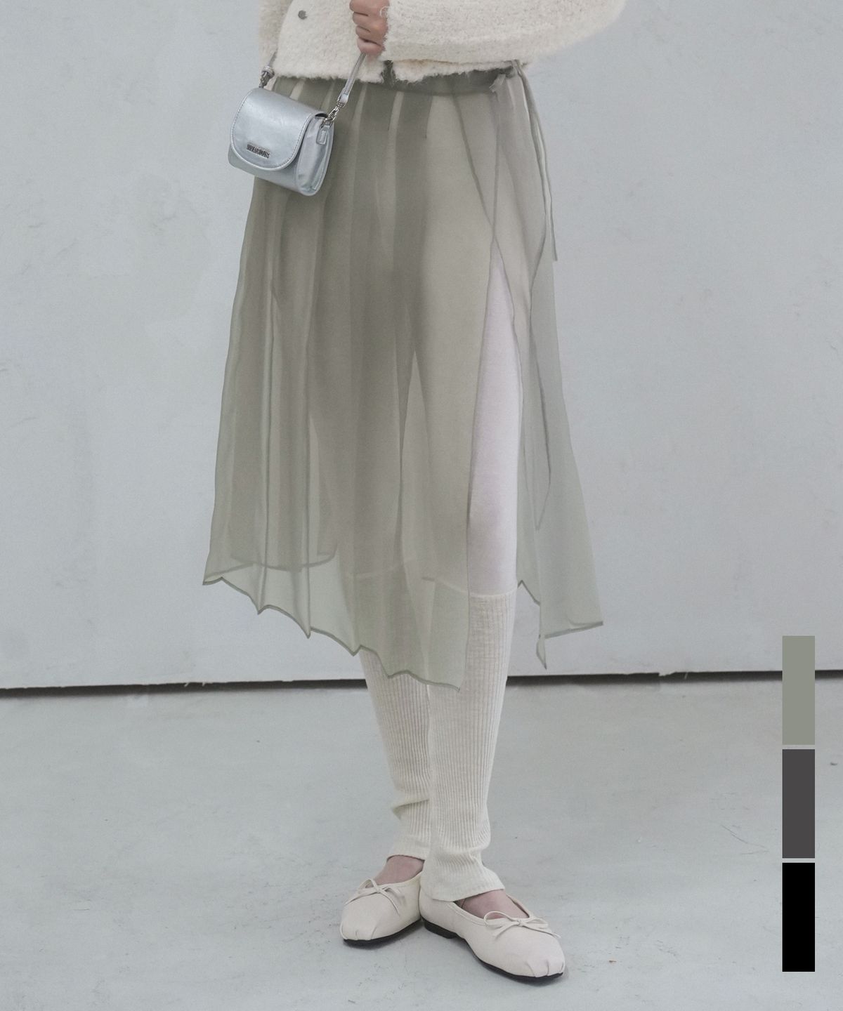 비바셔스(VIVACIOUS) Wendy Wrap Skirt - 3COL