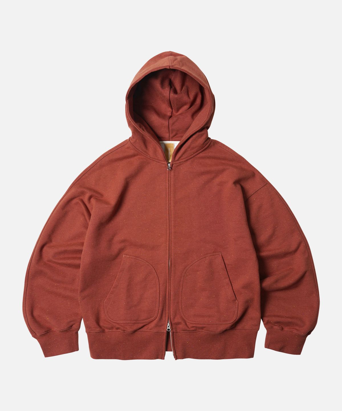 프리즘웍스(FRIZMWORKS) OG BOCACI HEAVYWEIGHT HOOD ZIP UP PARKA _ BRICK