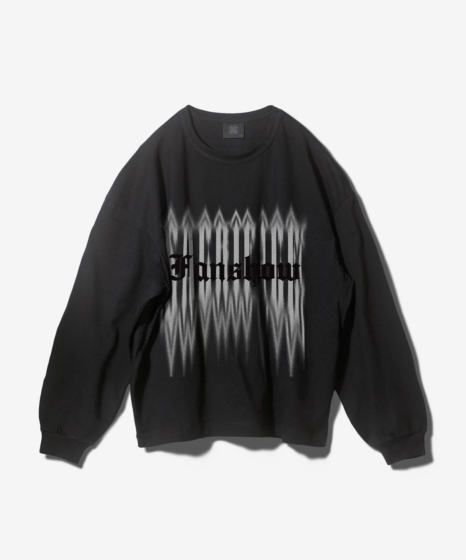 MUSINSA公式 | FANSHOW SACRIFICE BINDING NECK LONG SLEEVE - BLACK