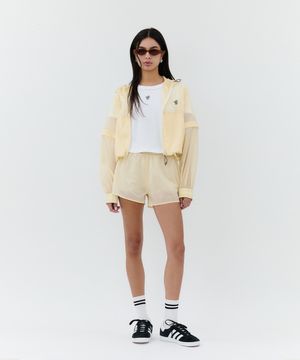 WIND SHORTS WITH LEGGINGS - IVORY