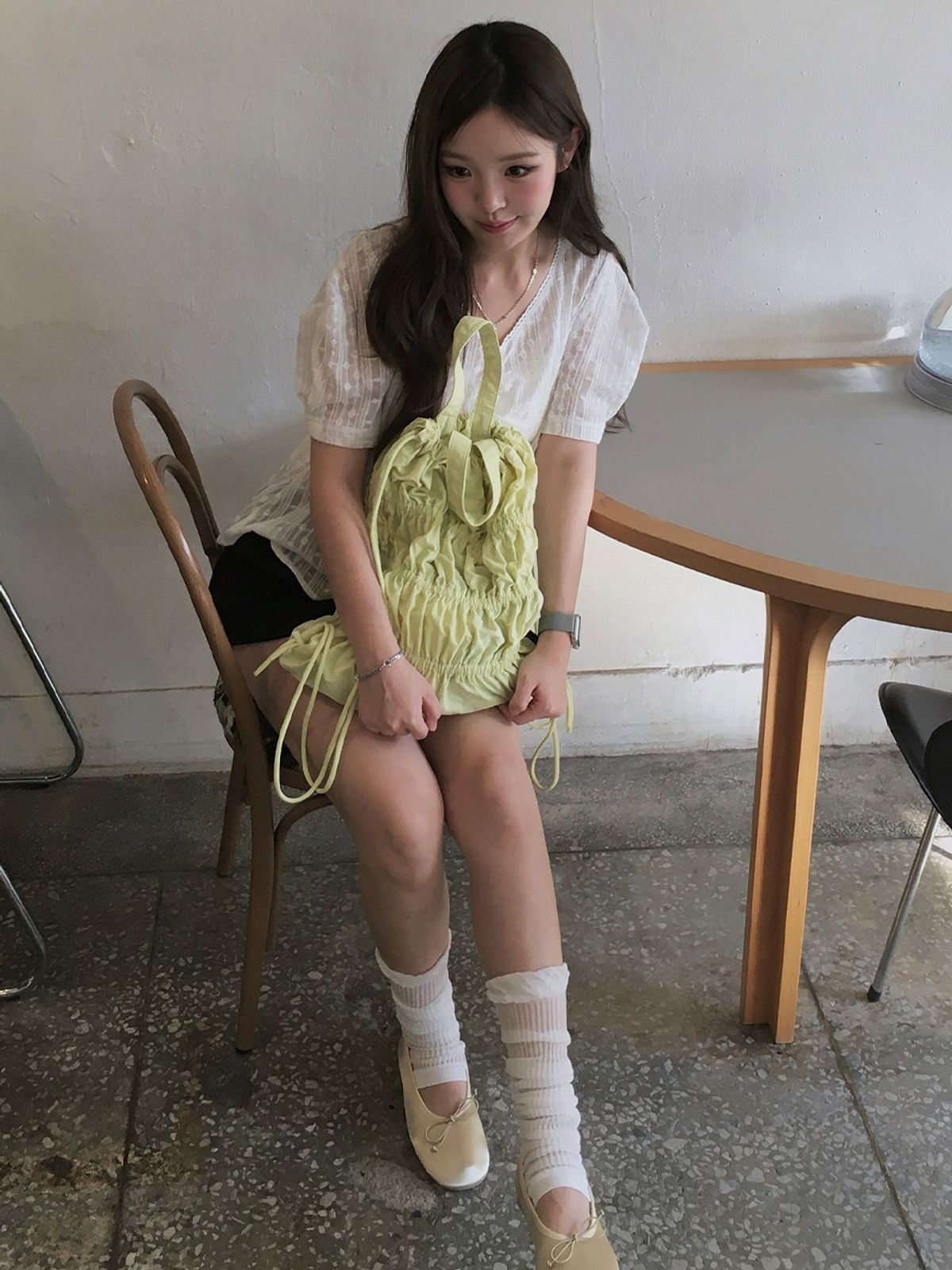 클로트(CLOTE) CREASE 2WAY BACKPACK - LIME