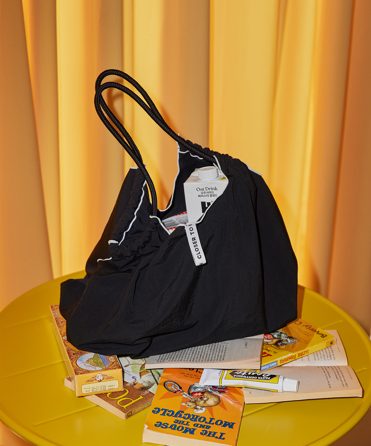 클로트(CLOTE) 2WAY ROPE BAG - BLACK
