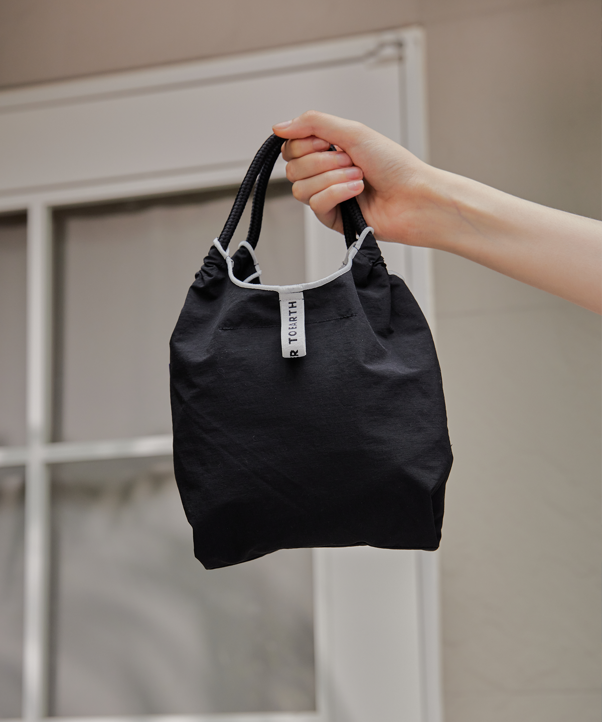 클로트(CLOTE) 2WAY ROPE BAG MINI - BLACK