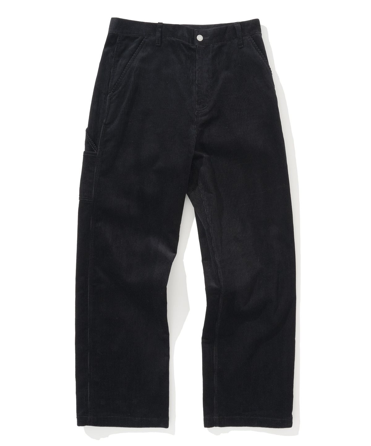 유니폼브릿지(UNIFORM BRIDGE) AE corduroy carpenter pants black