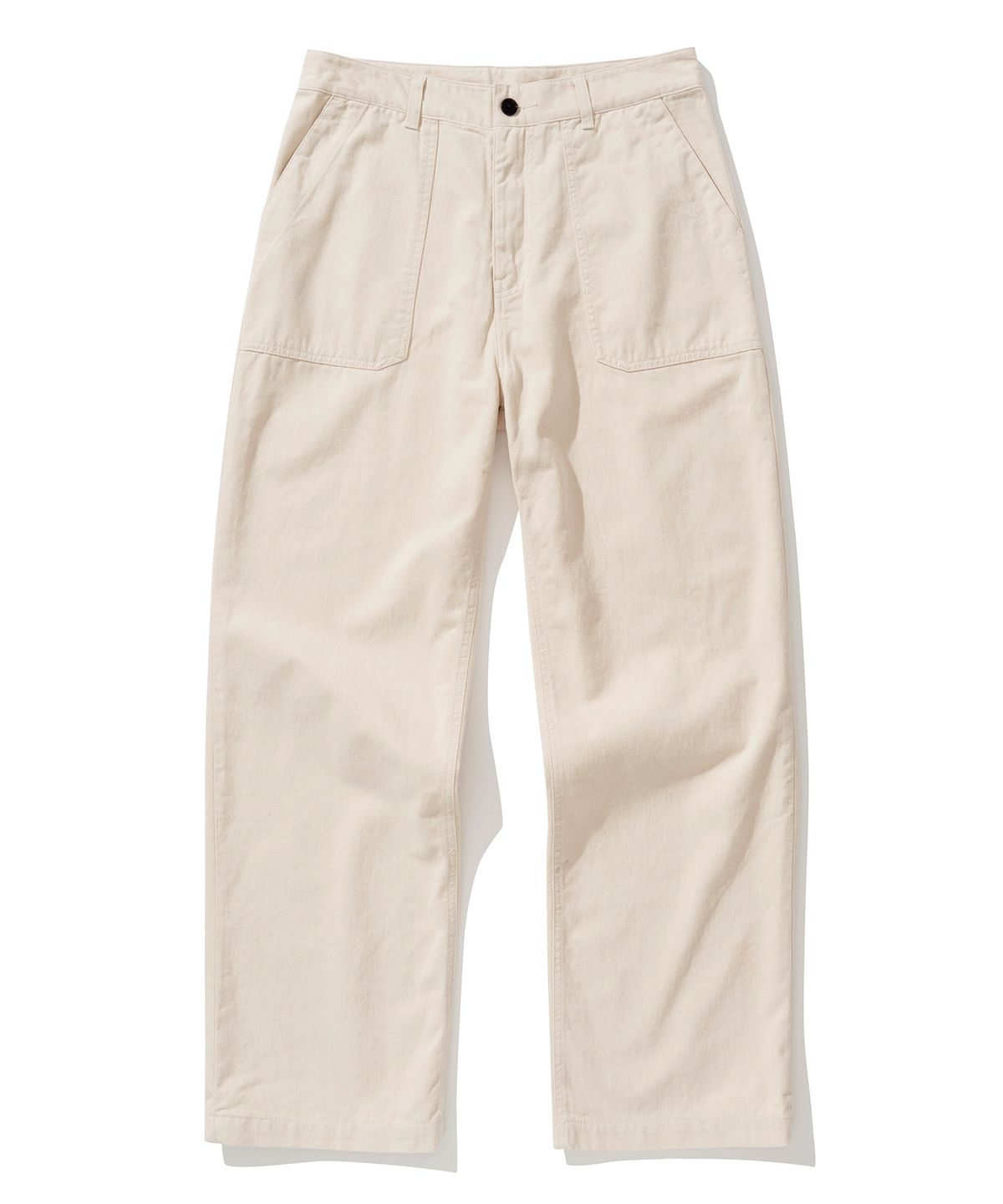 유니폼브릿지(UNIFORM BRIDGE) peach cotton fatigue pants regular fit natural