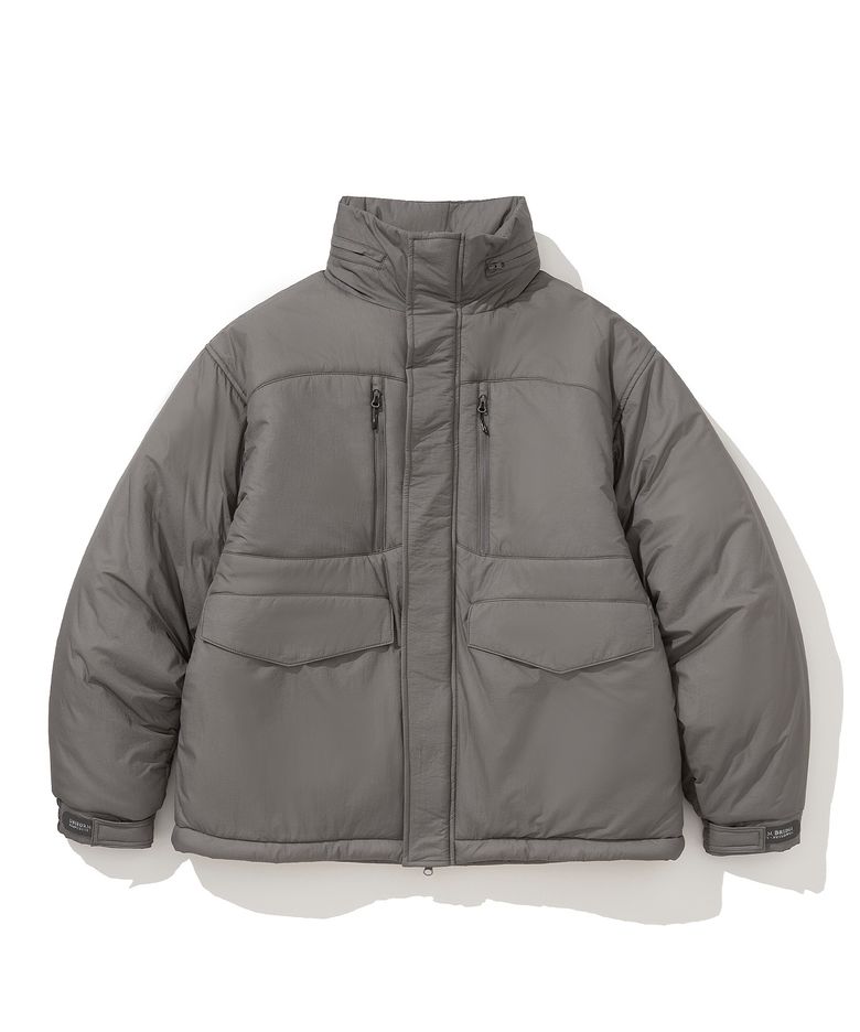 primaloft heavy m65 parka steel grey