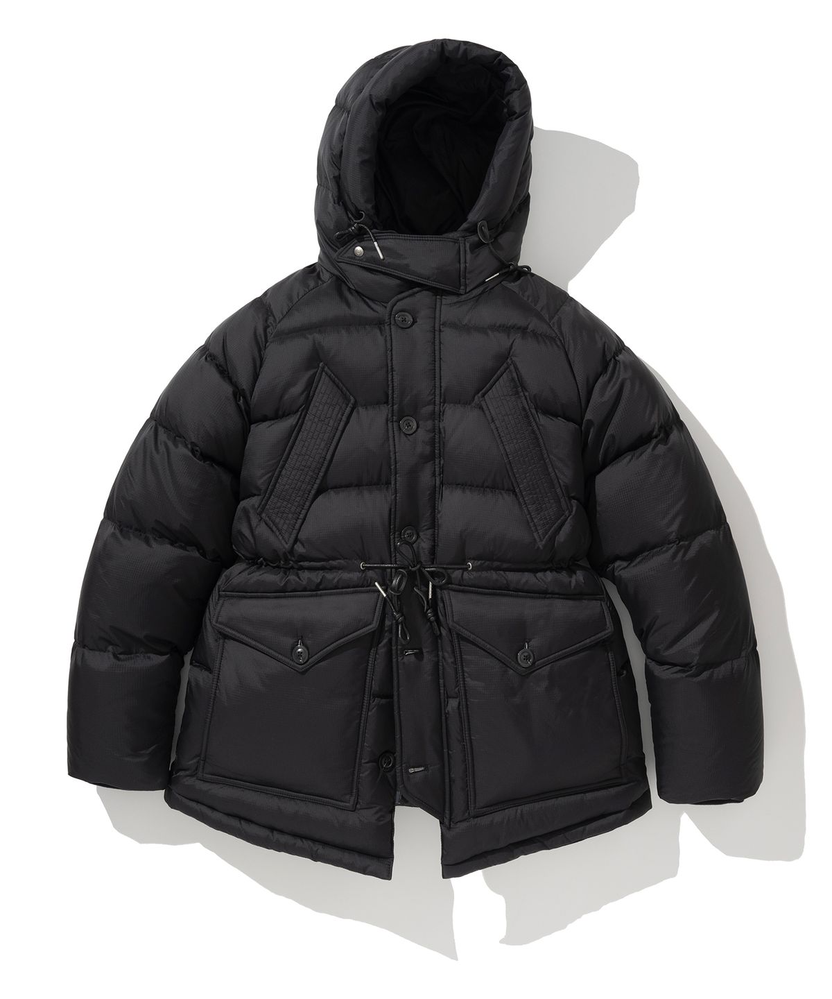 유니폼브릿지(UNIFORM BRIDGE) shelter duck down parka black