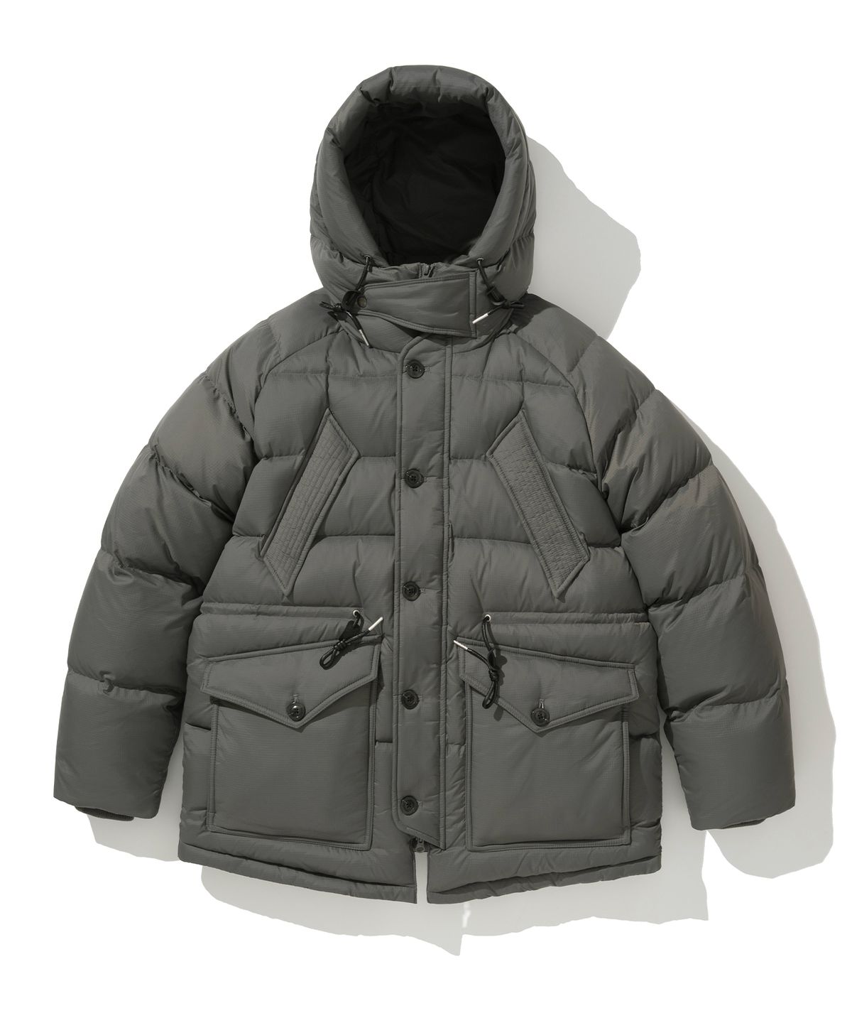 유니폼브릿지(UNIFORM BRIDGE) shelter duck down parka charcoal