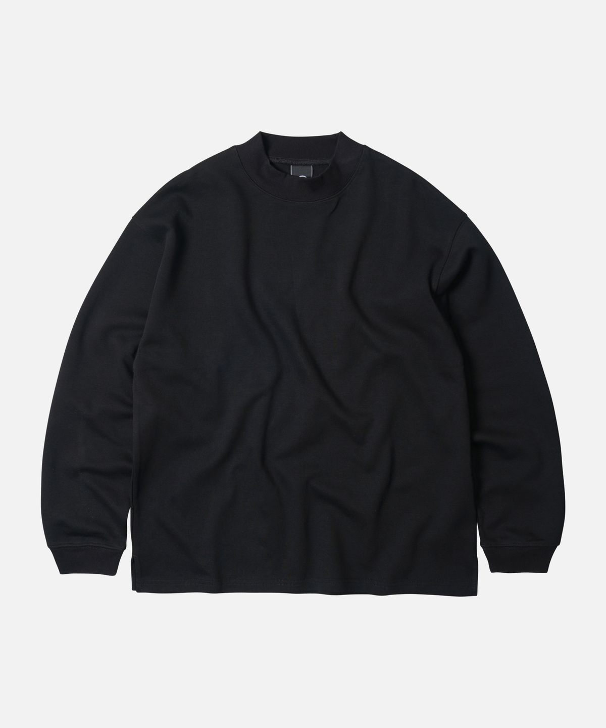 프리즘웍스(FRIZMWORKS) REGULAR MOCK NECK TEE _ BLACK