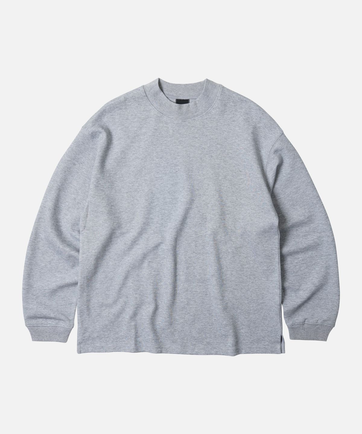 프리즘웍스(FRIZMWORKS) REGULAR MOCK NECK TEE _ GRAY