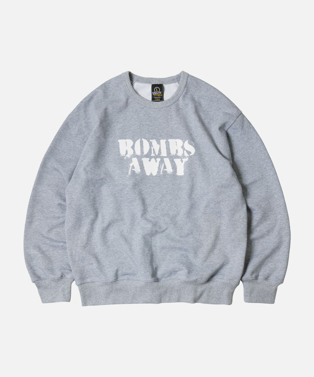 프리즘웍스(FRIZMWORKS) BOMBS AWAY SWEATSHIRT _ GRAY