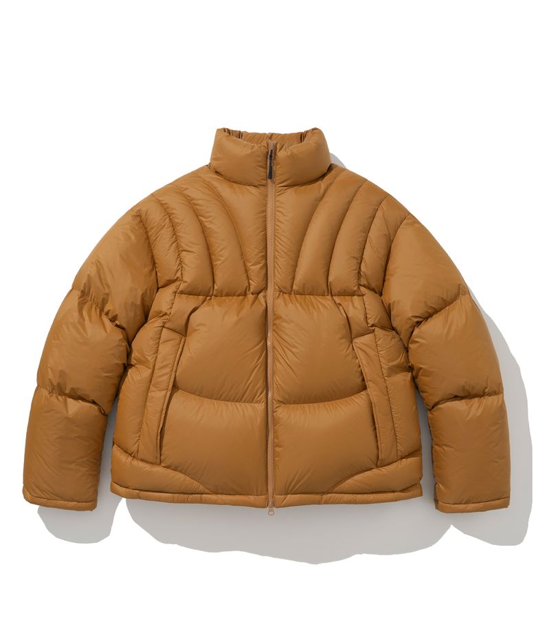 AE rescue short goose down parka orange