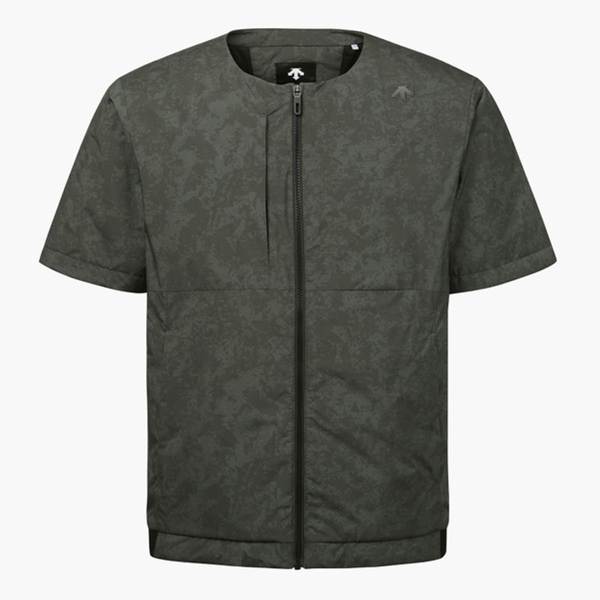 데상트 골프(DESCENTE GOLF) 남성 패턴 반팔 패딩 점퍼 (DP31MFDJ94)
