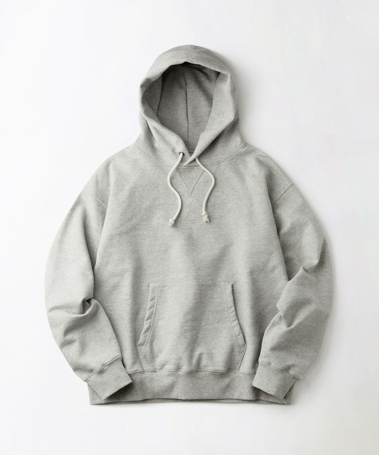 AUTHENTIC COMFORT HOOD SWEAT_3%MELANGE GRAY