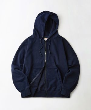 AUTHENTIC COMFORT HOOD ZIP SWEAT_NAVY