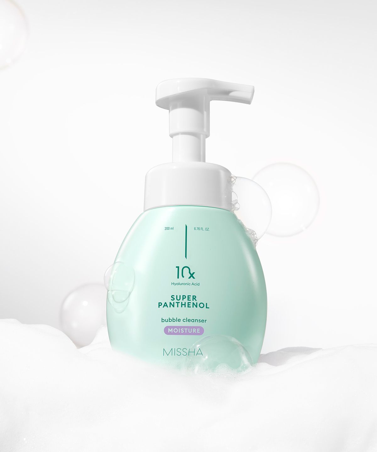 미샤(MISSHA) 수퍼 판테놀 버블 클렌저 (모이스처) 200ml