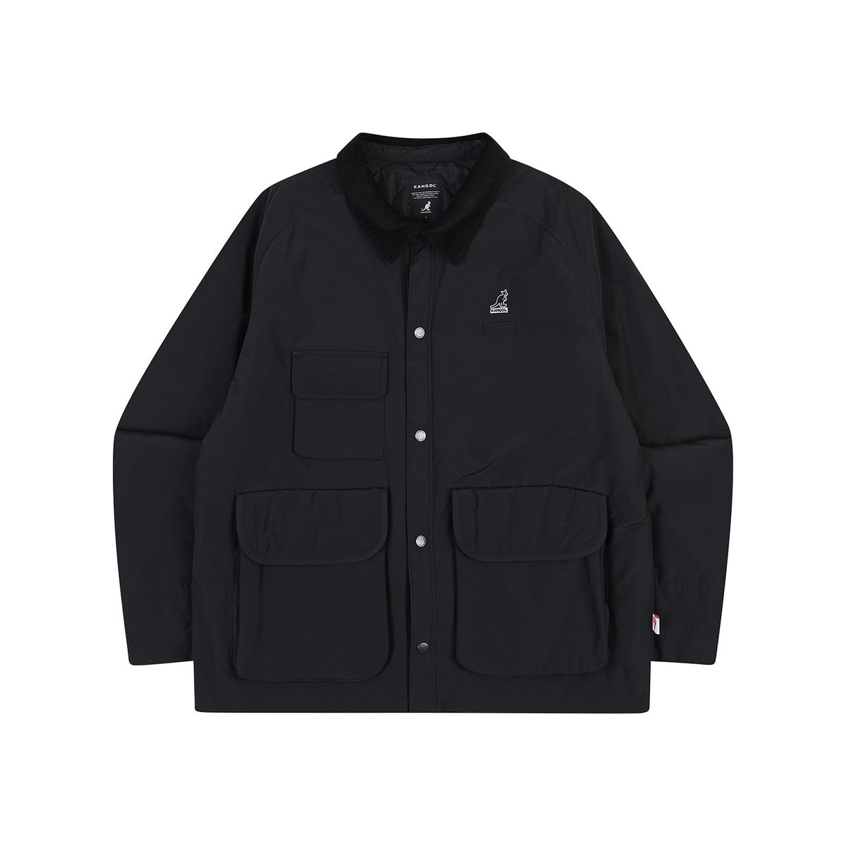 캉골(KANGOL) 프리마로프트 칼라 자켓 8542 블랙