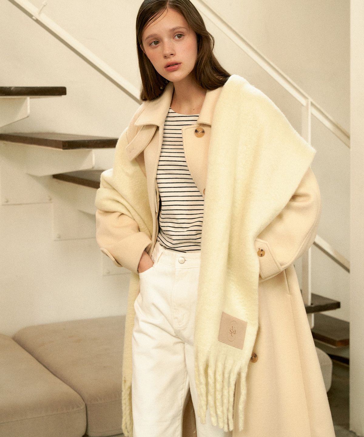 바스카라(VASCARA) 소이 청키 롱 머플러 (5colors)