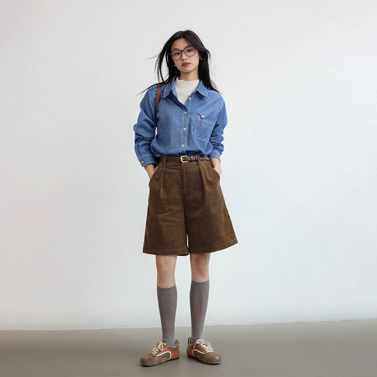 랭썬(LANGSON) LS_Corduroy casual bermuda pants