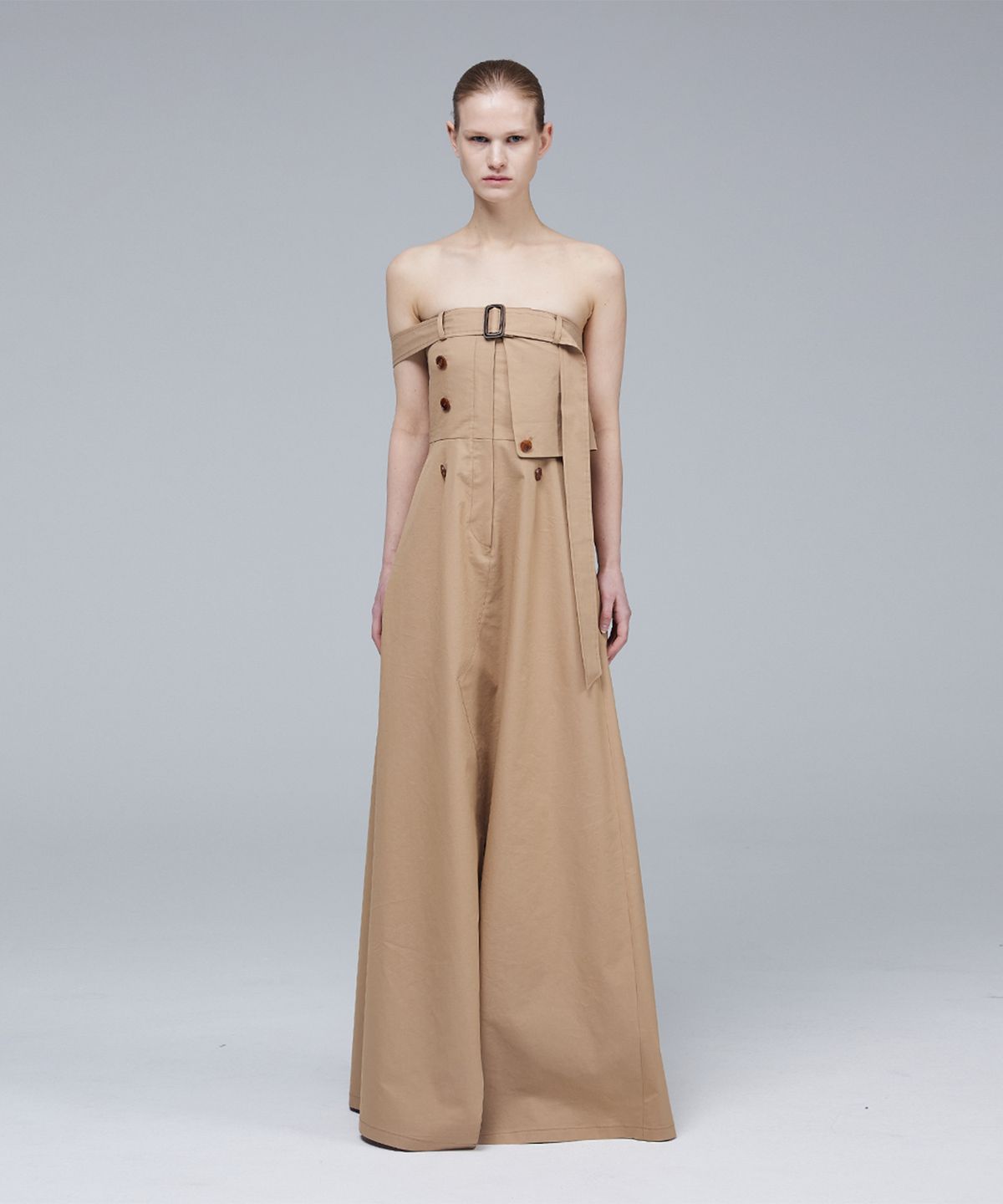 므아므(MMAM) Trench pants detail long top dress
