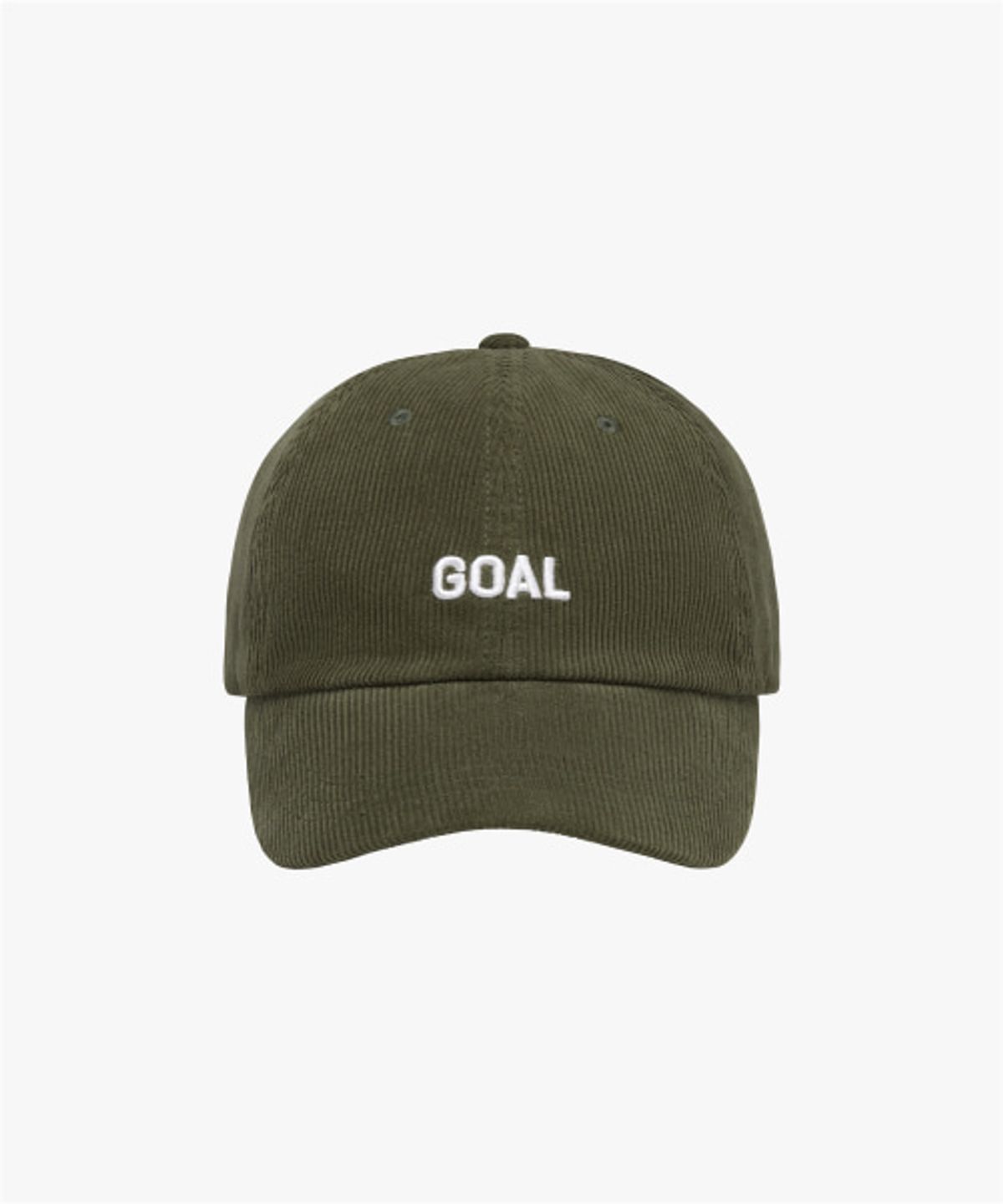 골스튜디오(GOALSTUDIO) ESSENTIAL GOAL CORDUROY CAP-OLIVE GREEN