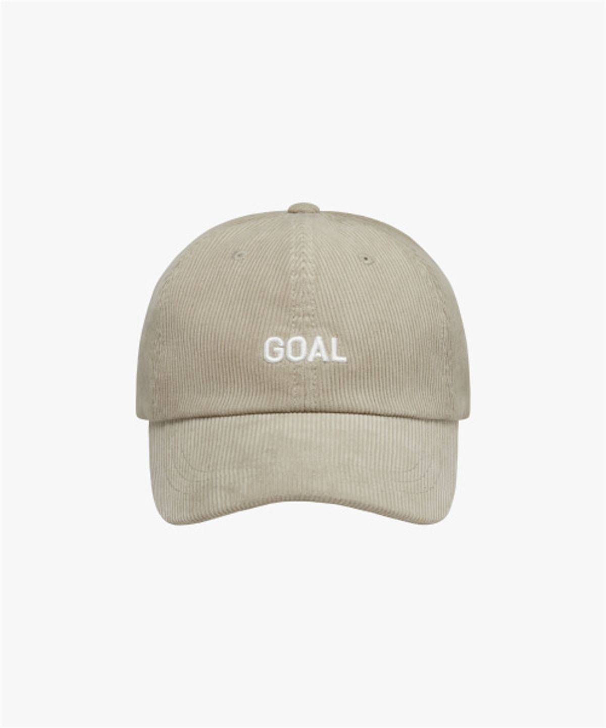 골스튜디오(GOALSTUDIO) ESSENTIAL GOAL CORDUROY CAP-BEIGE