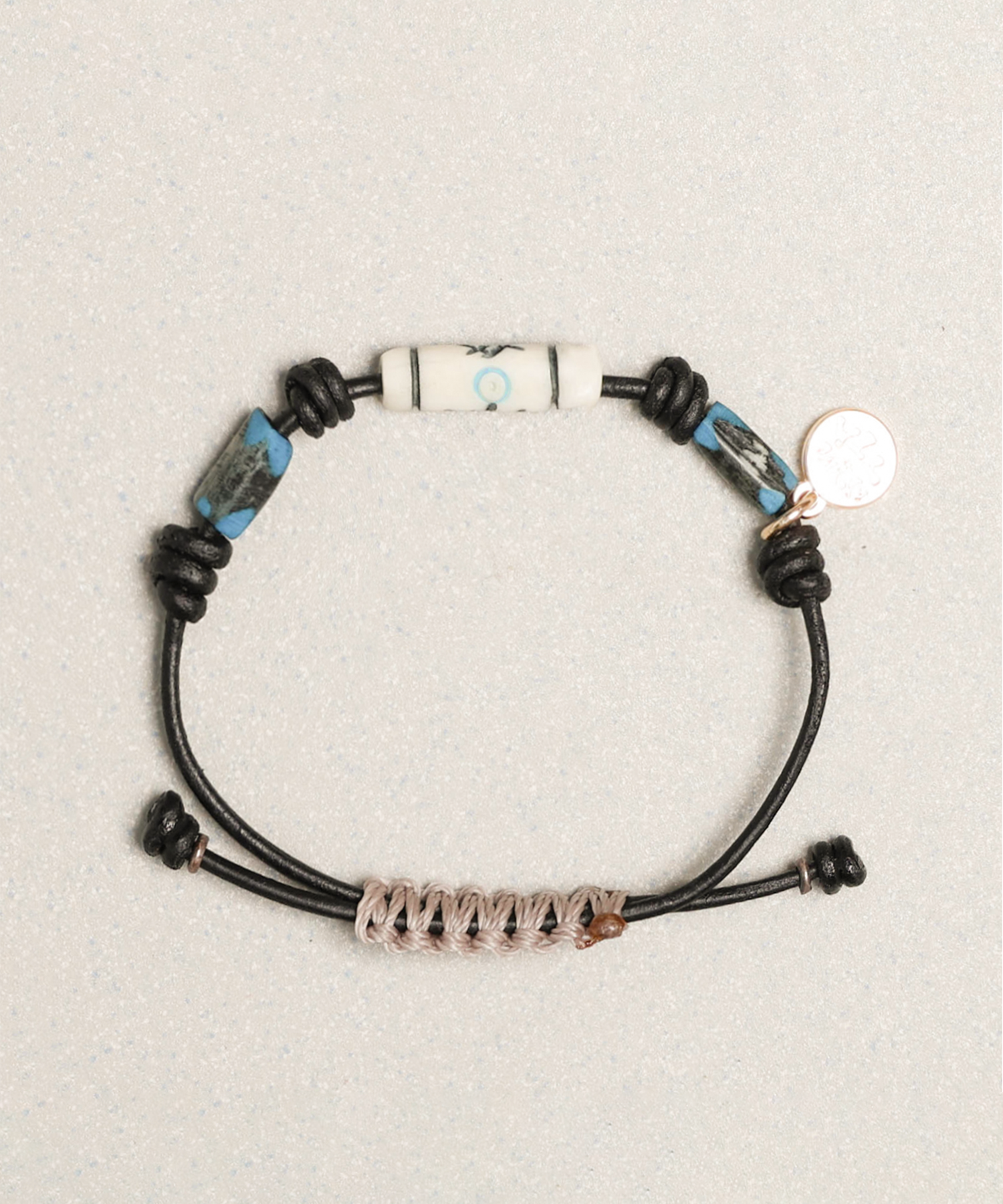●tow tow archive● New Ethnic Wave Bracelet Ecru TBH42ABTB0 MUSINSA | TOWTOW ARCHIVE New Ethnic Wave Bracelet Blue