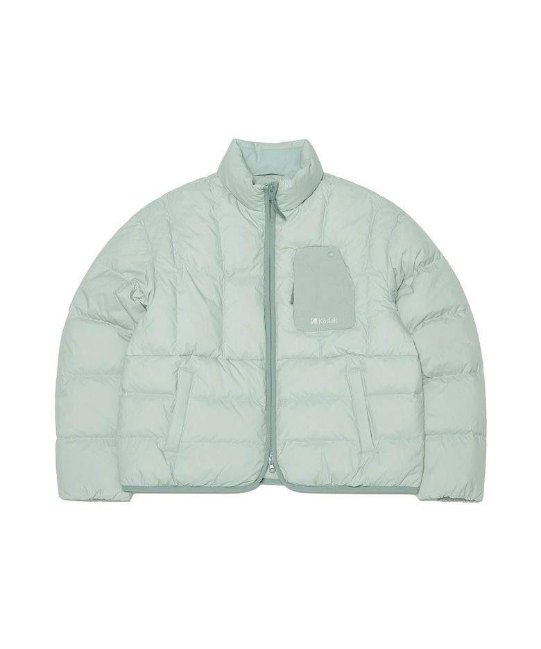 스탠넥 중경량 다운 자켓 우먼 MINT GREEN