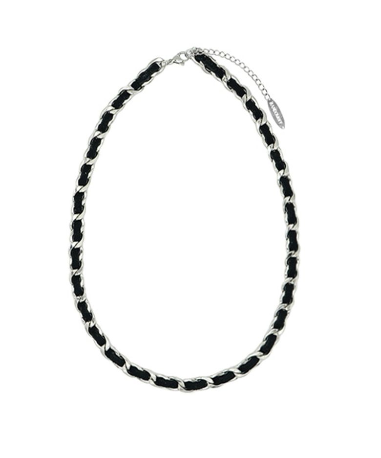 Velvet chain Necklace [black]