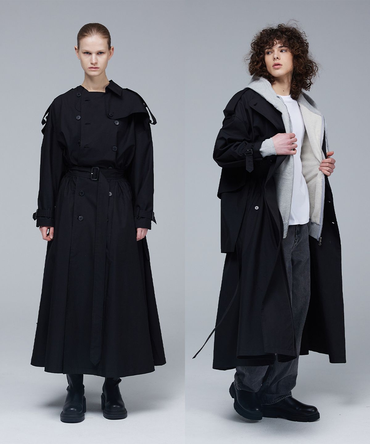 므아므(MMAM) Signature double button trench coat