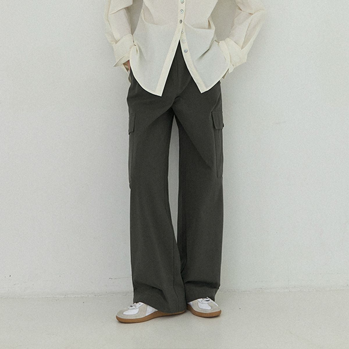 아틀리에 나인(ATELIER NAIN) CARGO POCKET STRIGHT PANTS(PT-5567)