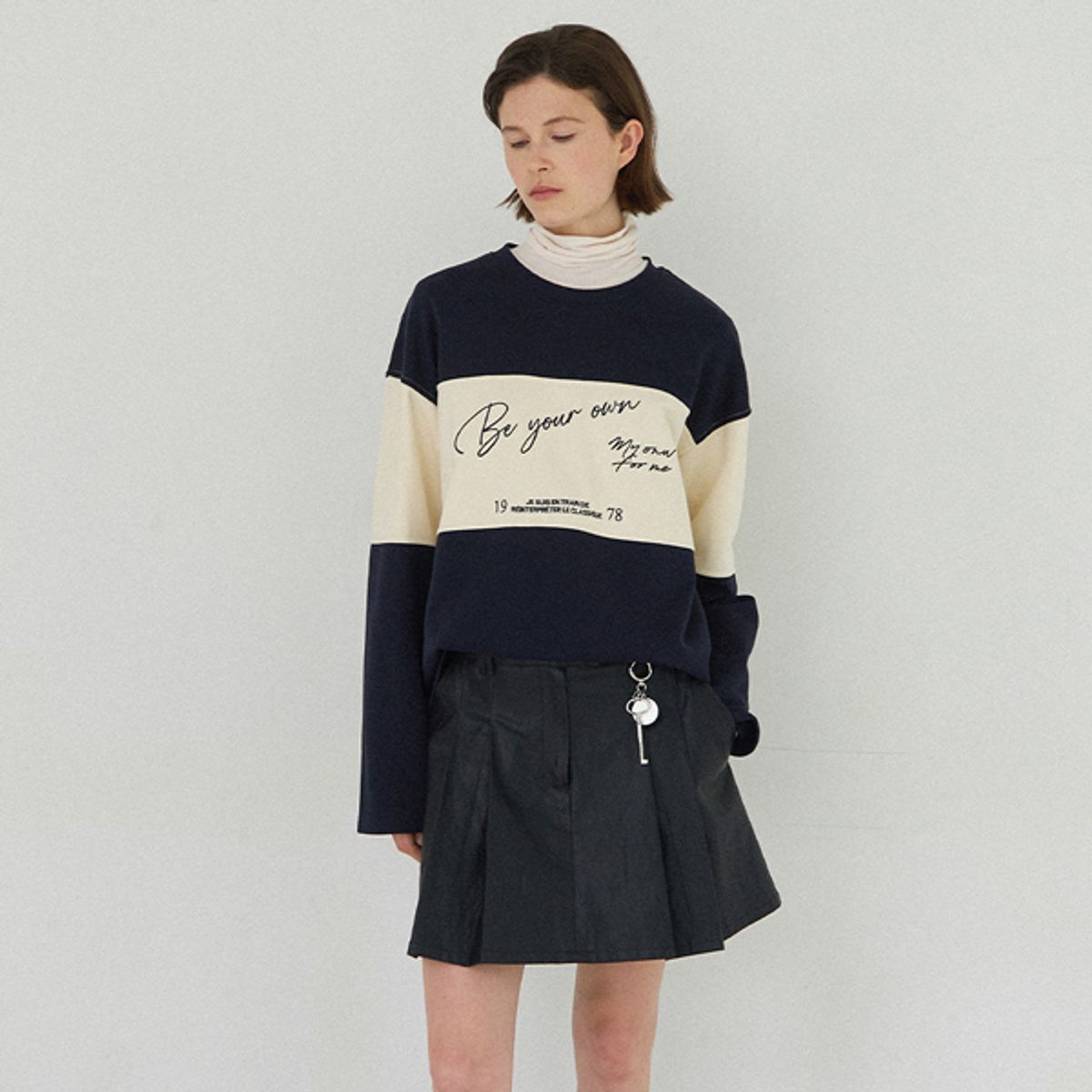 아틀리에 나인(ATELIER NAIN) BE YOUR OWN RUGBY TEE(T-6897)