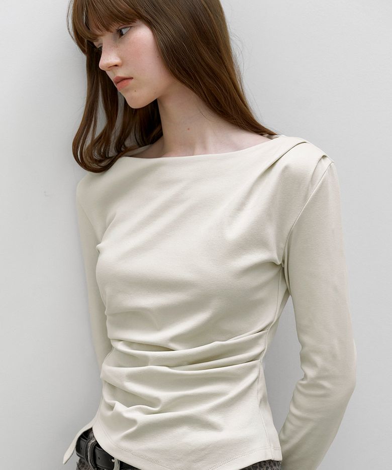LOND2 WAIST TUCK BLOUSE (Z-BL-4287)