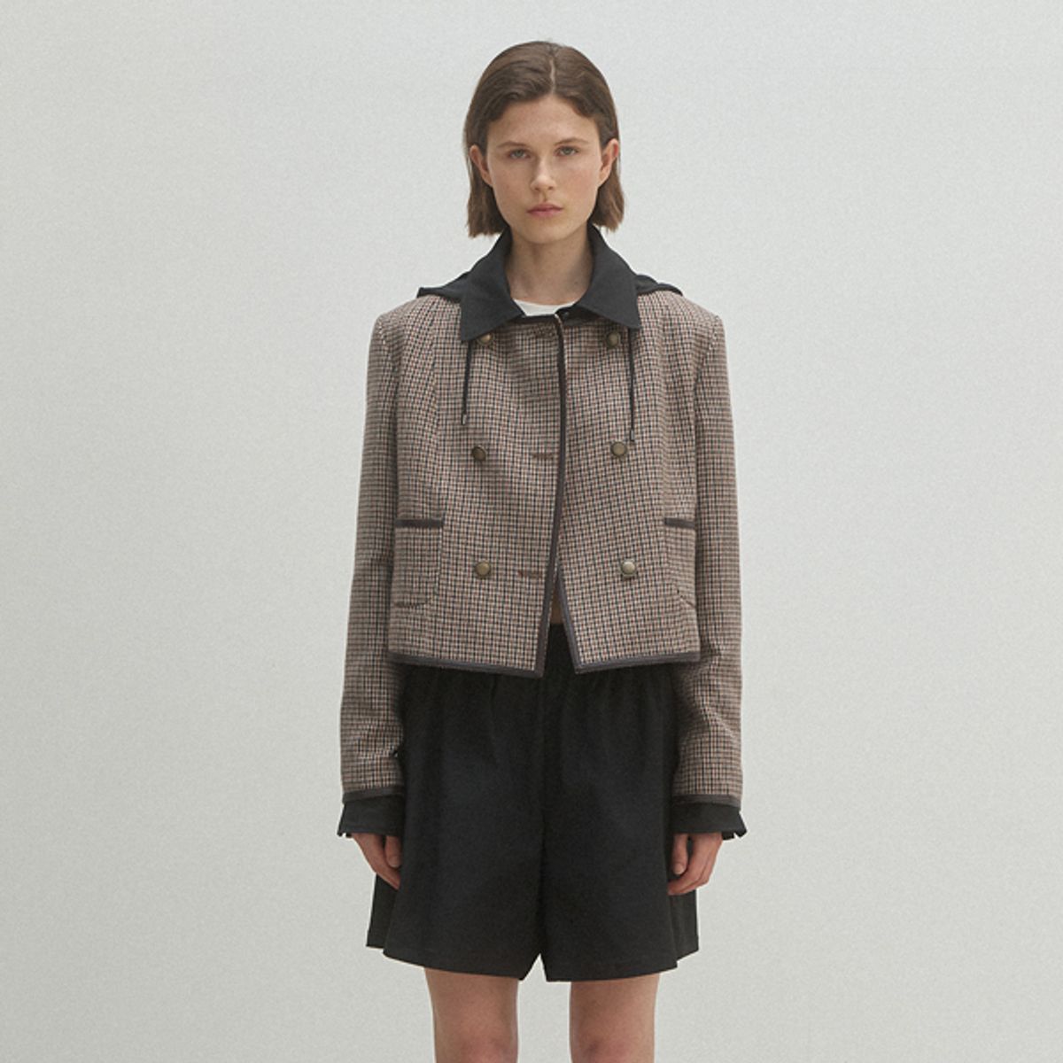 아틀리에 나인(ATELIER NAIN) HARRIS CHECK DOUBLE JACKET(JK-2958)