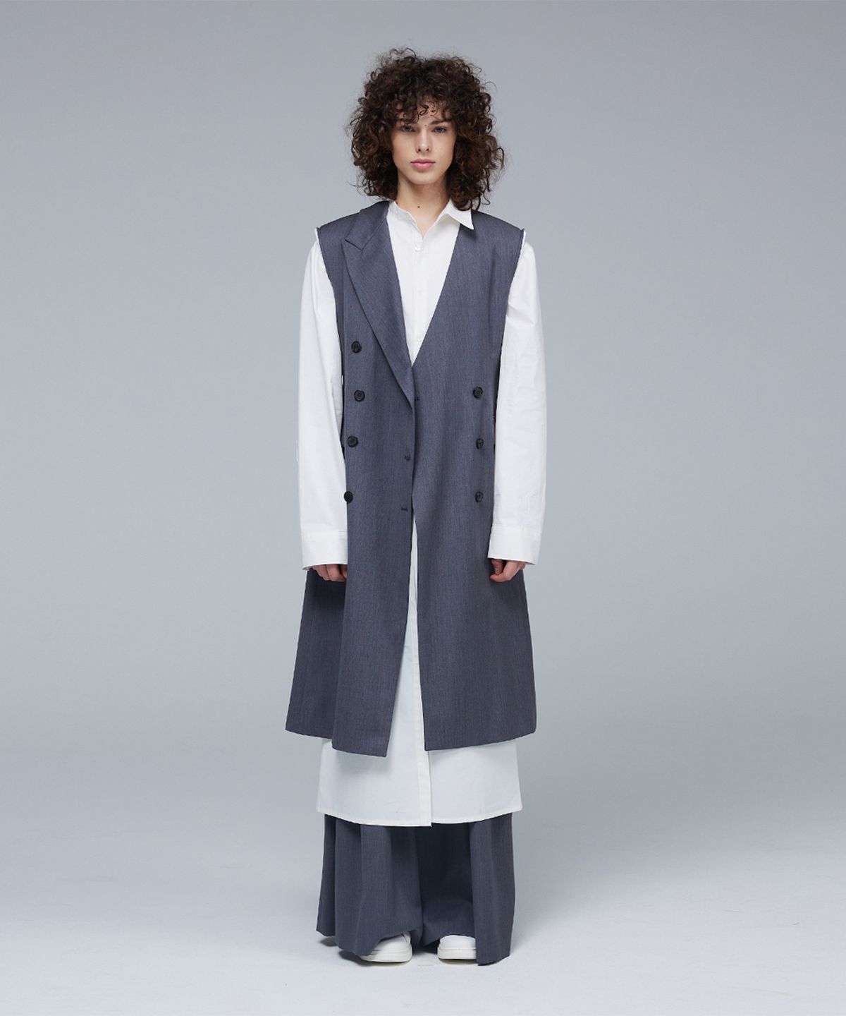 므아므(MMAM) Signature sleeveless long vest