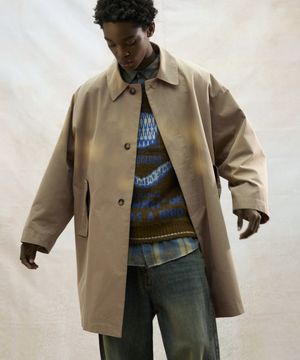 오버 싱글코트 (베이지)