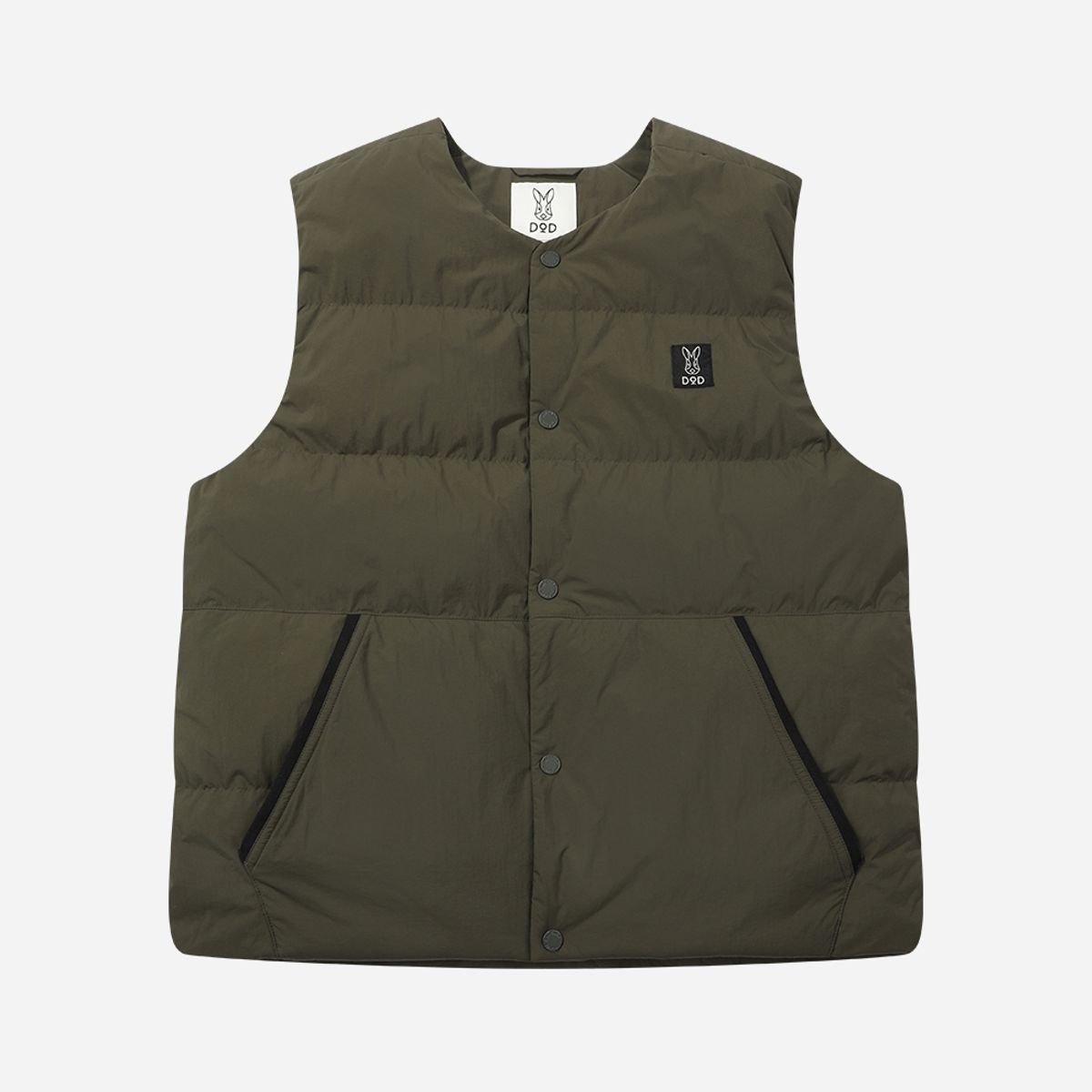 디오디(DOD) 윈터캠퍼 D7 경량 다운베스트 - KHAKI